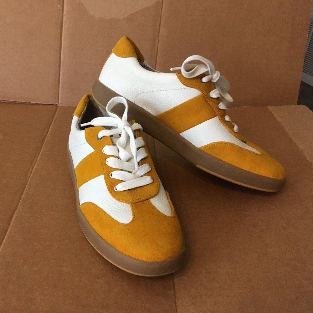 Naturalizer Leather and Suede Sneakers (Women 7)